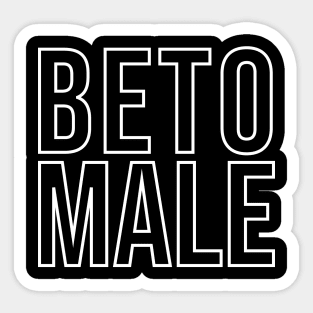 Beto Male Sticker